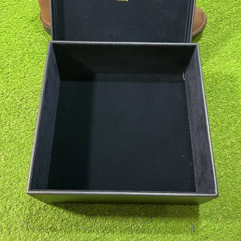 Vintage Designer Purse Box Boucheron Paris Velvet Lined Gift Box 9.5 X 9.5 X 3.5